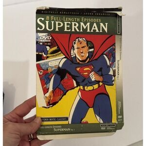 1940s Superman‎ Digitally Remastered In Color-Vol. 1 (DVD 2004) 8 Episodes
